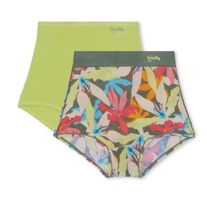 2 Kindly Yours Women’s Natural Comfort Cotton Modal Boyshort Underwear, 2-Pack